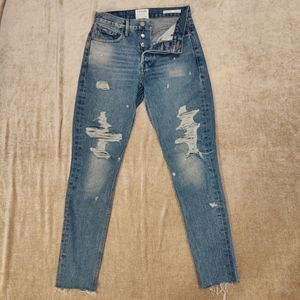 Frame Denim Rigid Re-Release High rise, Size 25